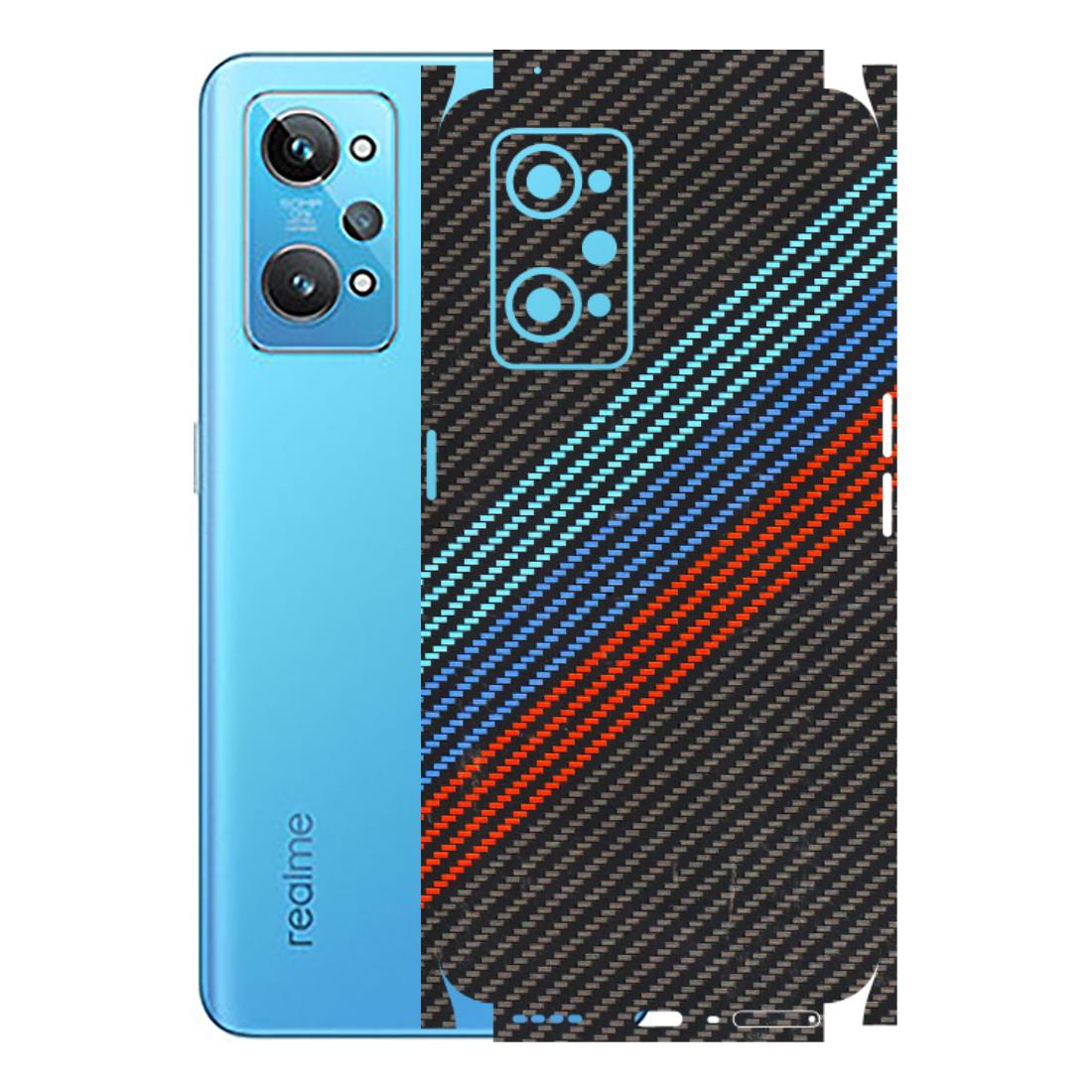 Realme Phone Skins (All Models) - Carbon BM - 3D Embossed Finish (L-302) Realme GT 2
