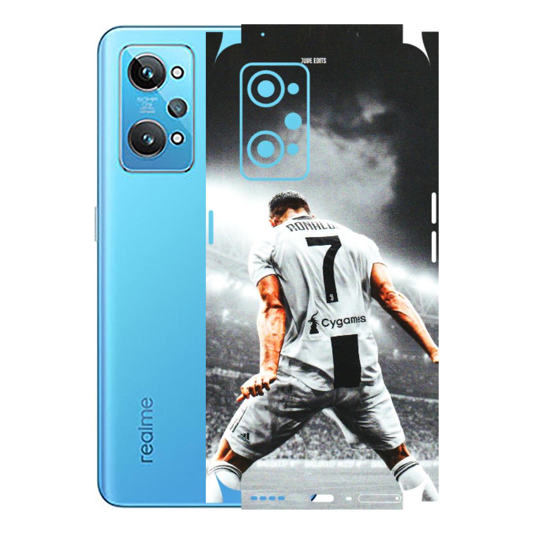Realme Phone Skins (All Models) - Ronaldo CR7 Crazy - 3D Embossed Finish (L-44) Realme GT 2
