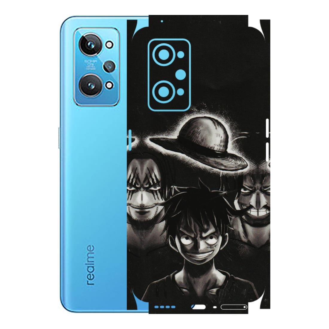 Realme Phone Skins (All Models) - Black Luffy Hat - 3D Embossed Finish (L-57) Realme GT 2