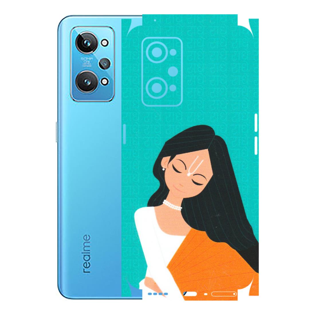 Realme Phone Skins (All Models) - Radhe Radhe With Hindu Symbol - Matte Finish (M-164) Realme GT 2