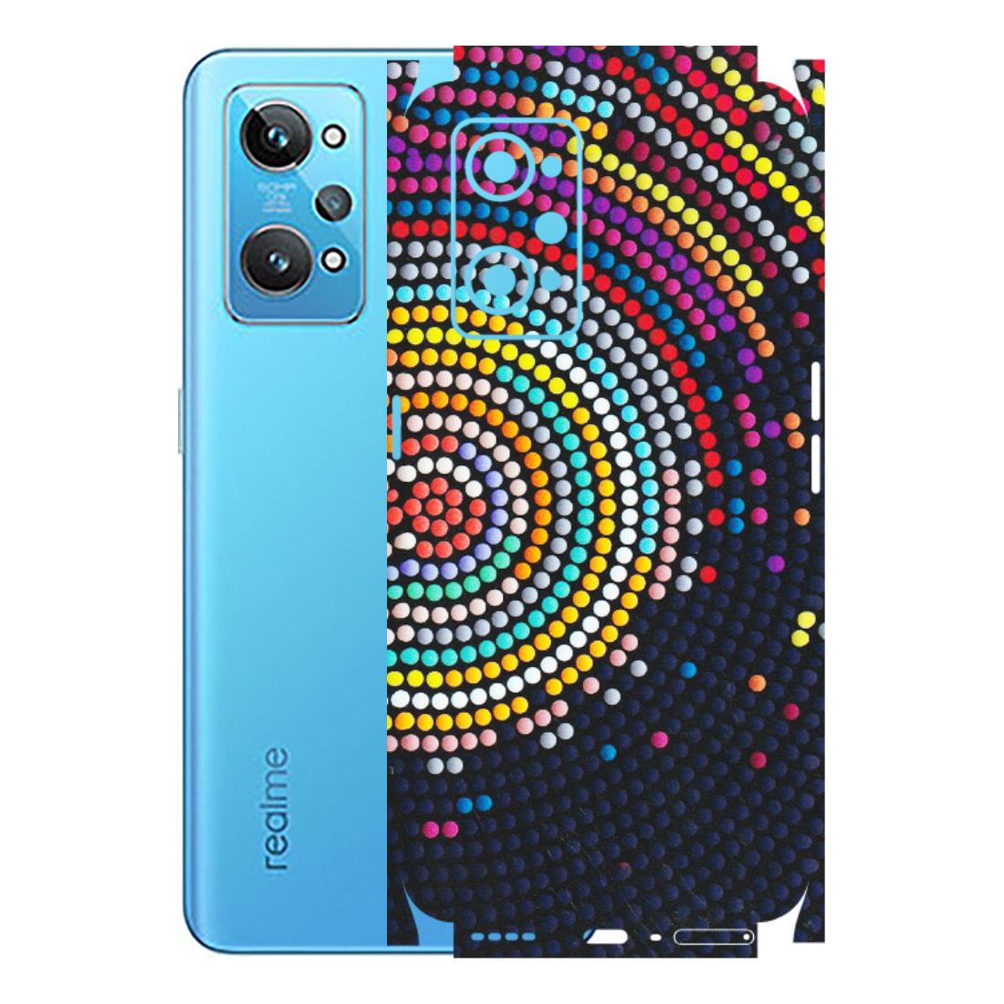 Realme Phone Skins (All Models) - Rainbow Dot Mandala - Matte Finish (M-97) Realme GT 2