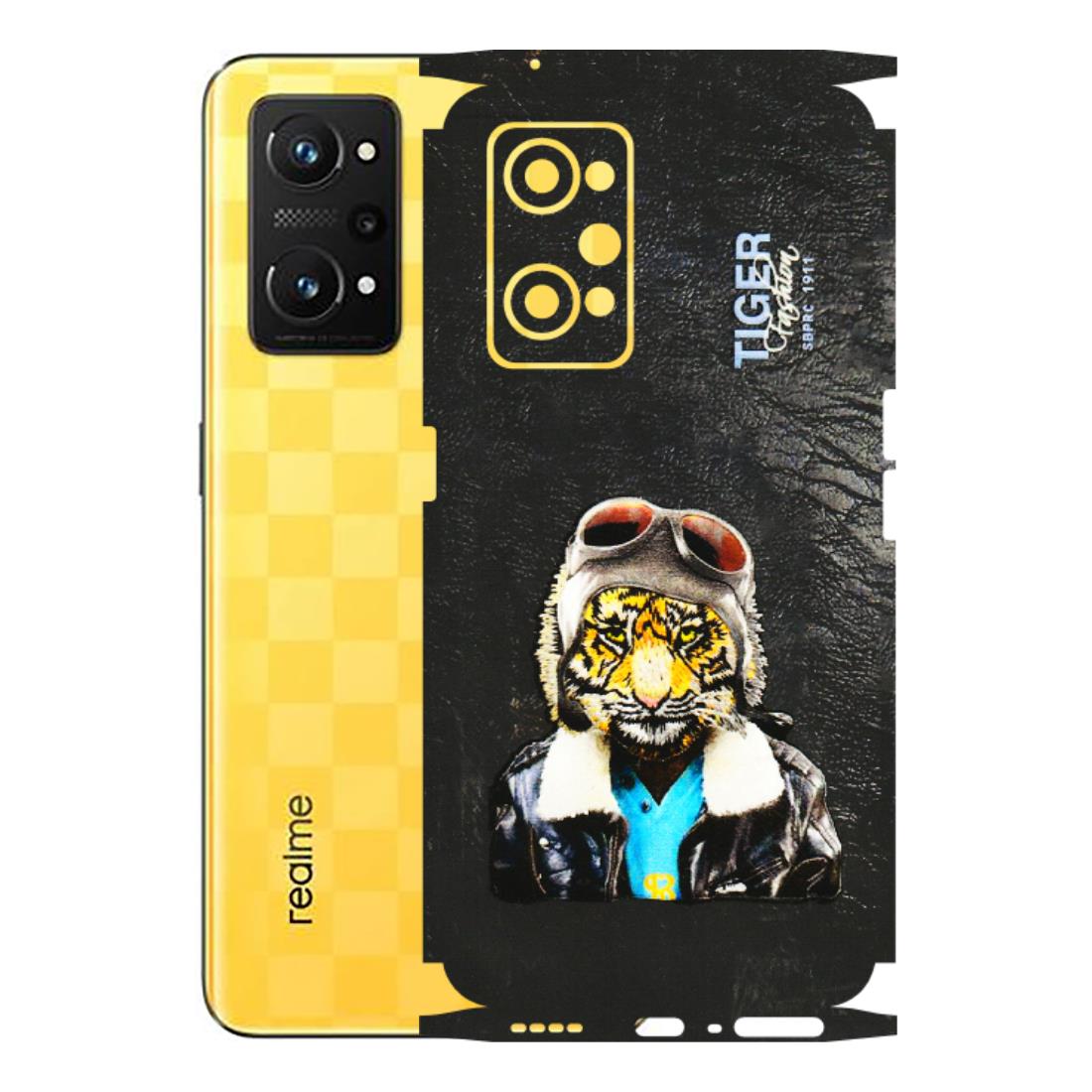 Realme Phone Skins (All Models) - Rider Tiger - 3D Embossed Finish (L-113) Realme GT Neo 3T