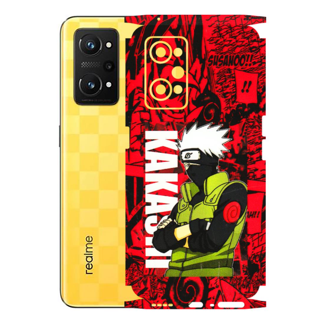 Realme Phone Skins (All Models) - Kakashi Red Anime - 3D Embossed Finish (L-251) Realme GT Neo 3T