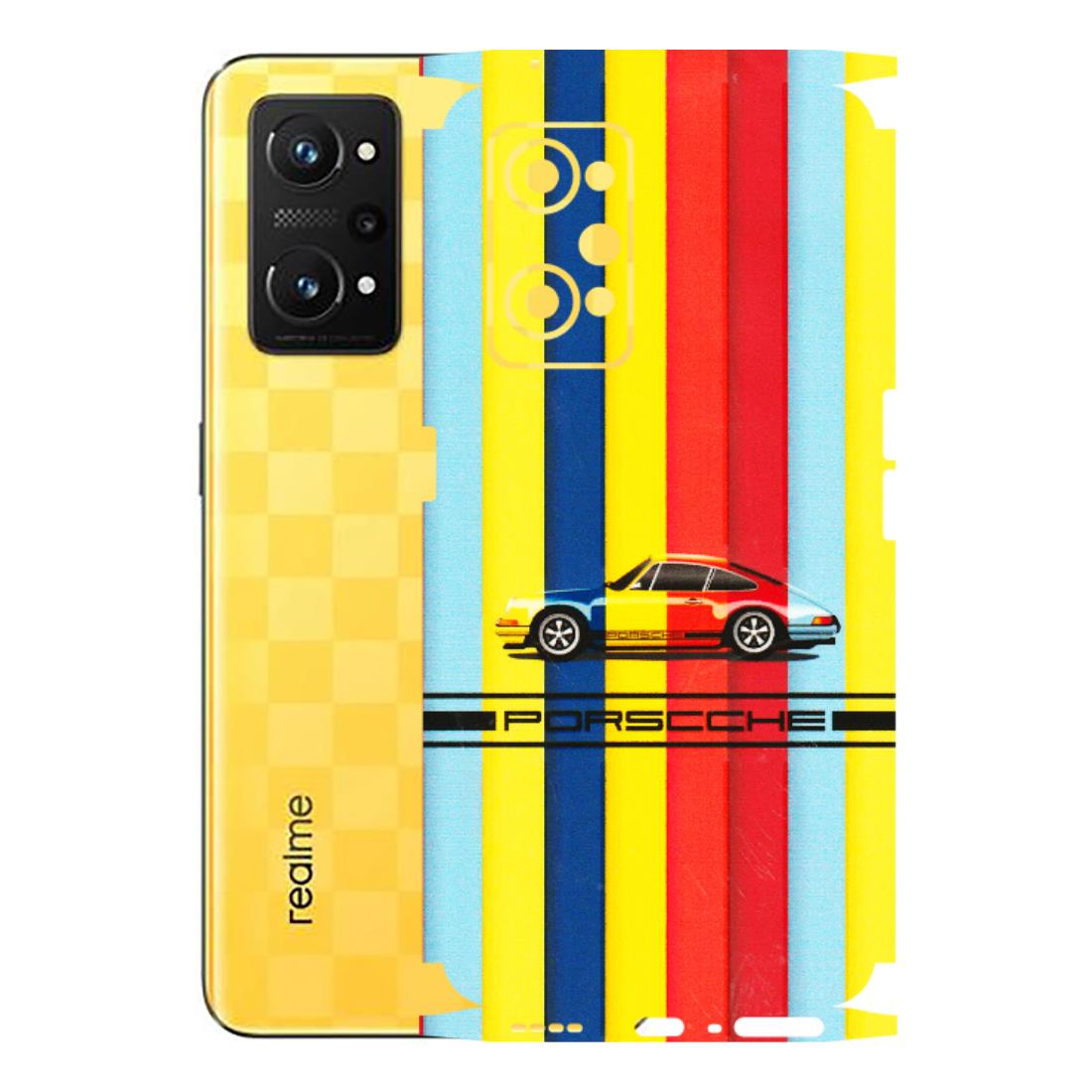 Realme Phone Skins (All Models) - Multicolour Porche - 3D Embossed Finish (L-39) Realme GT Neo 3T