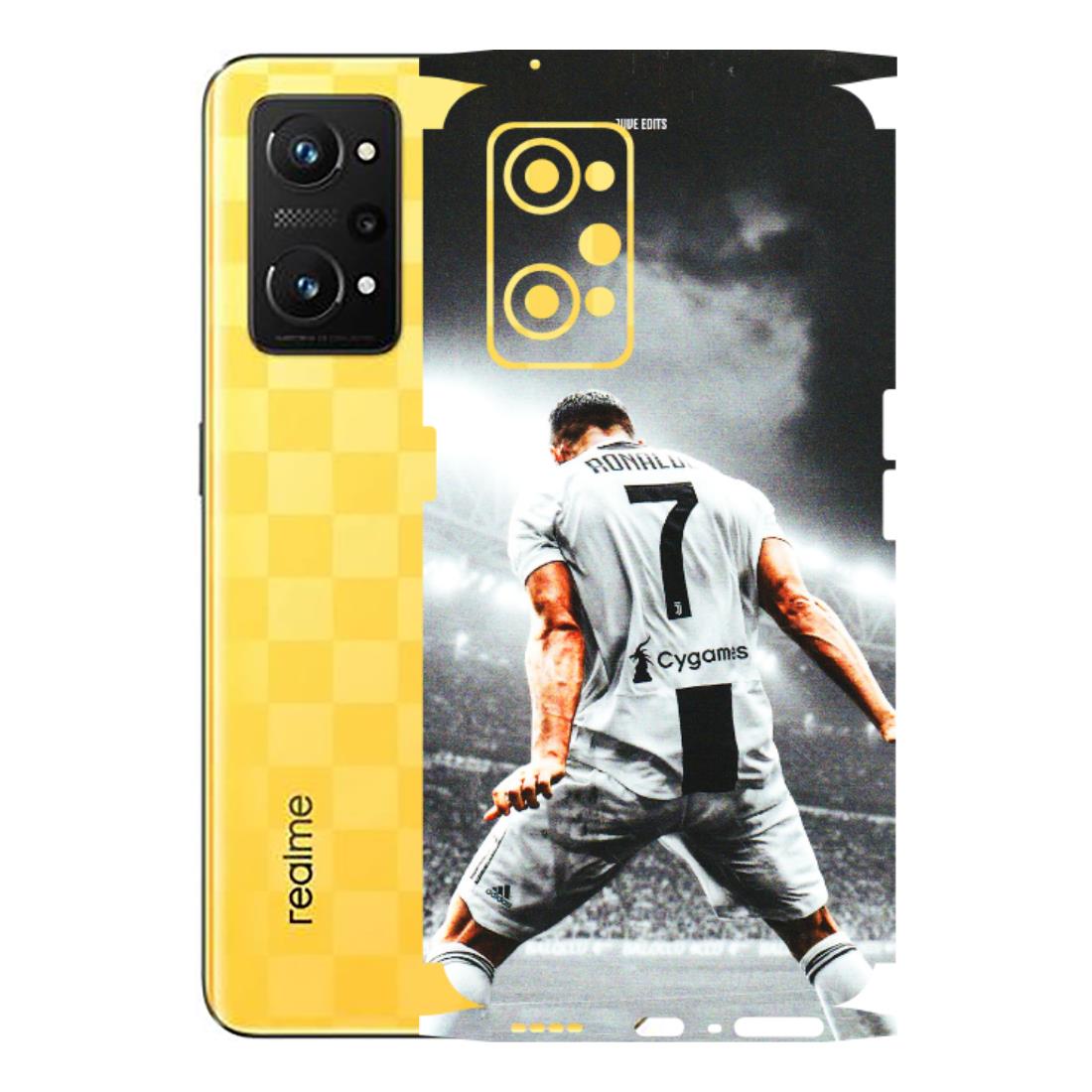 Realme Phone Skins (All Models) - Ronaldo CR7 Crazy - 3D Embossed Finish (L-44) Realme GT Neo 3T