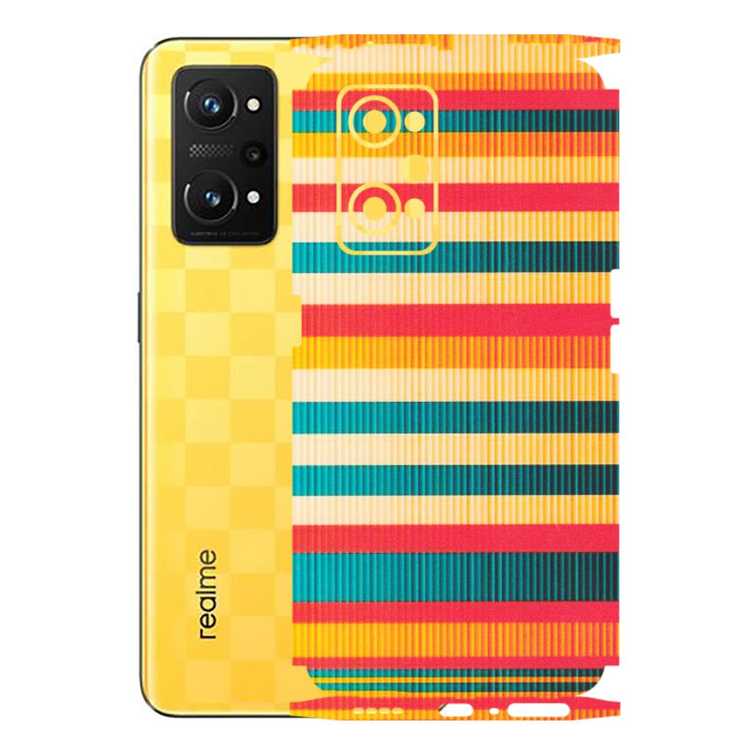 Realme Phone Skins (All Models) - Colourful Stripes Soothing Effect - Matte Finish (M-86) Realme GT Neo 3T