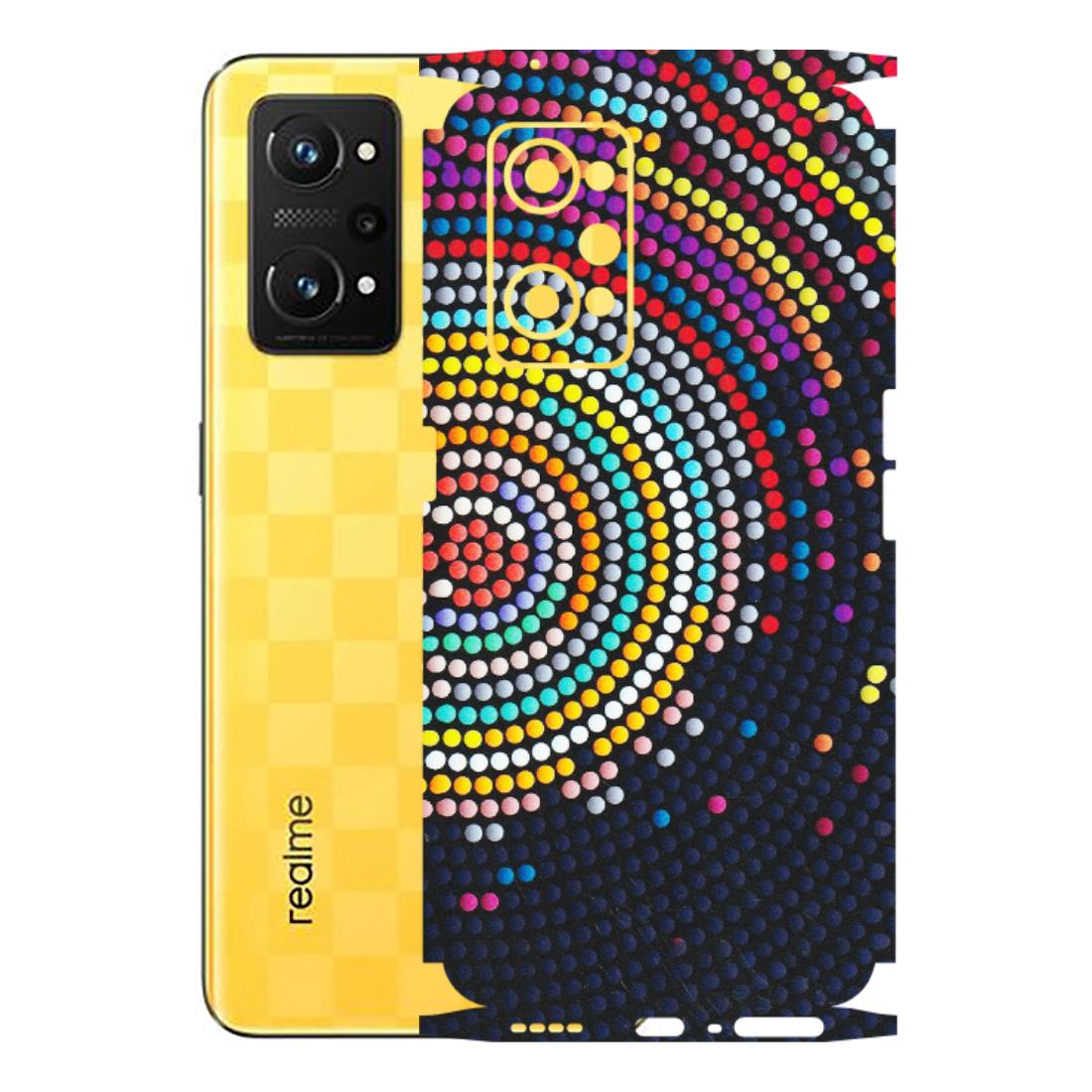 Realme Phone Skins (All Models) - Rainbow Dot Mandala - Matte Finish (M-97) Realme GT Neo 3T