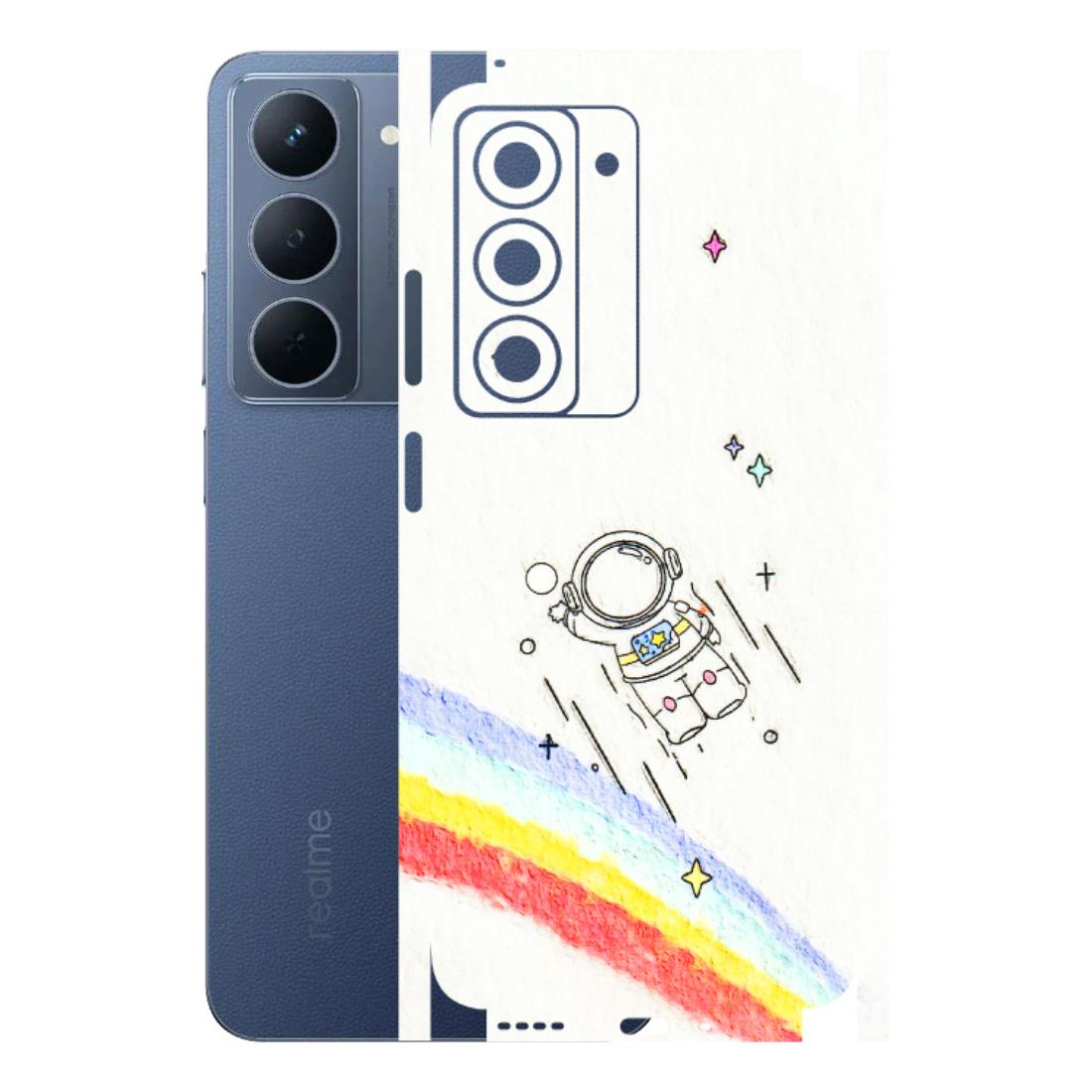 Realme Phone Skins (All Models) - Milkyway Astronaut - 3D Embossed Finish (L-110) Realme P3X