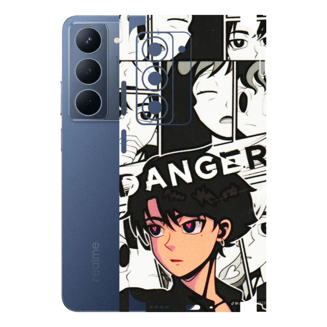 Realme Phone Skins (All Models) - Danger Anime - 3D Embossed Finish (L-155) Realme P3X