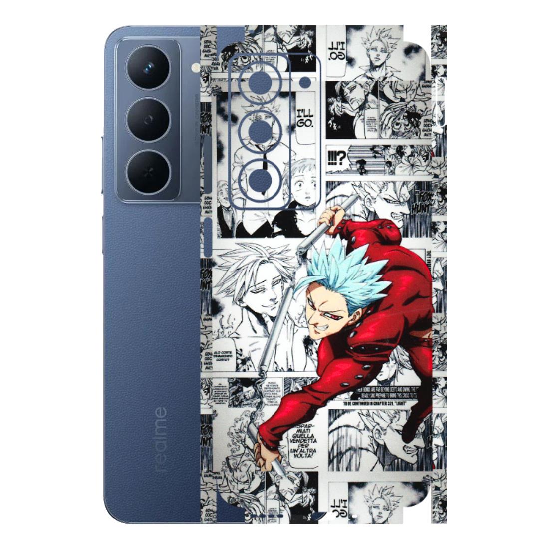 Realme Phone Skins (All Models) - Anime Comic - 3D Embossed Finish (L-192) Realme P3X