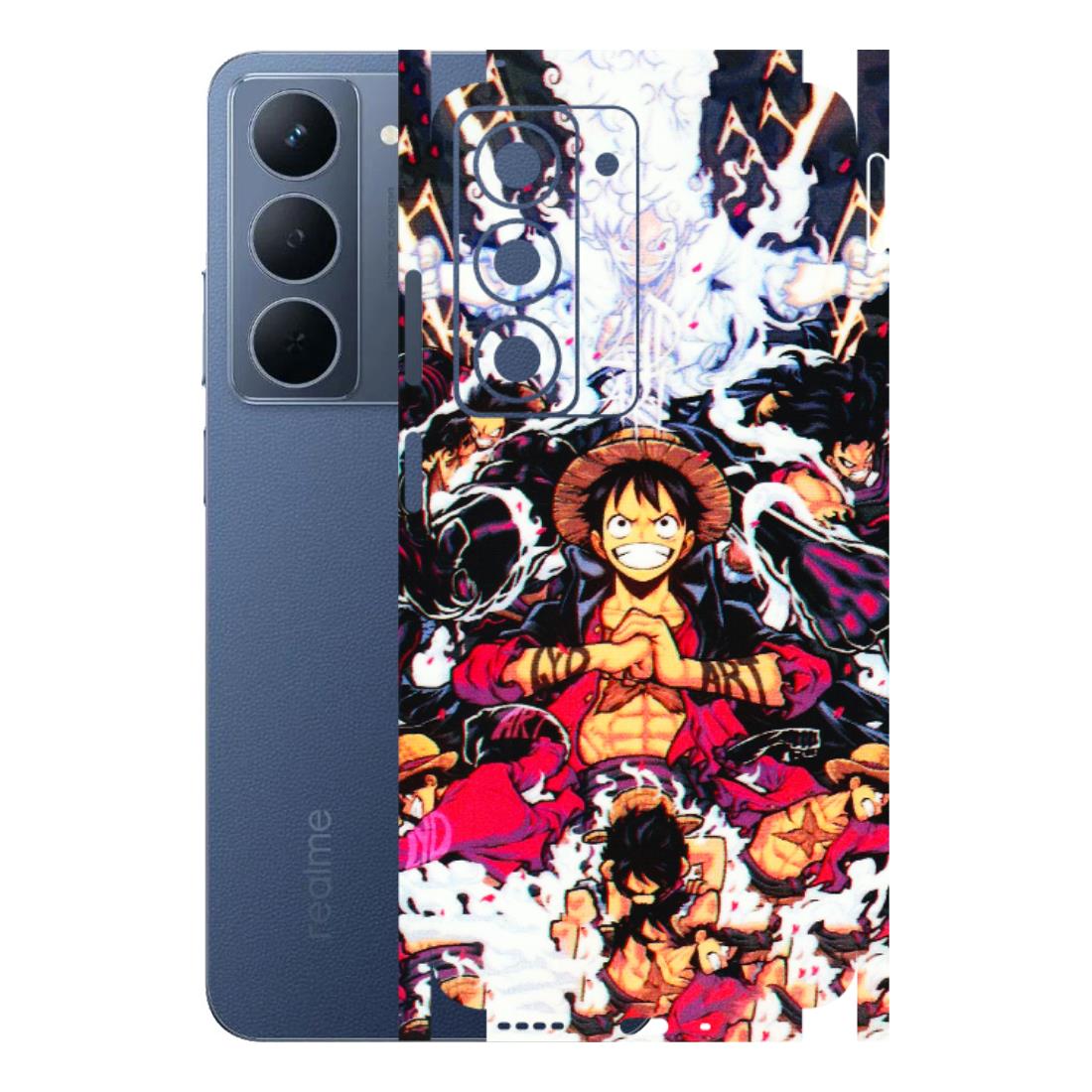 Realme Phone Skins (All Models) - Luffy Anime Character - 3D Embossed Finish (L-203) Realme P3X