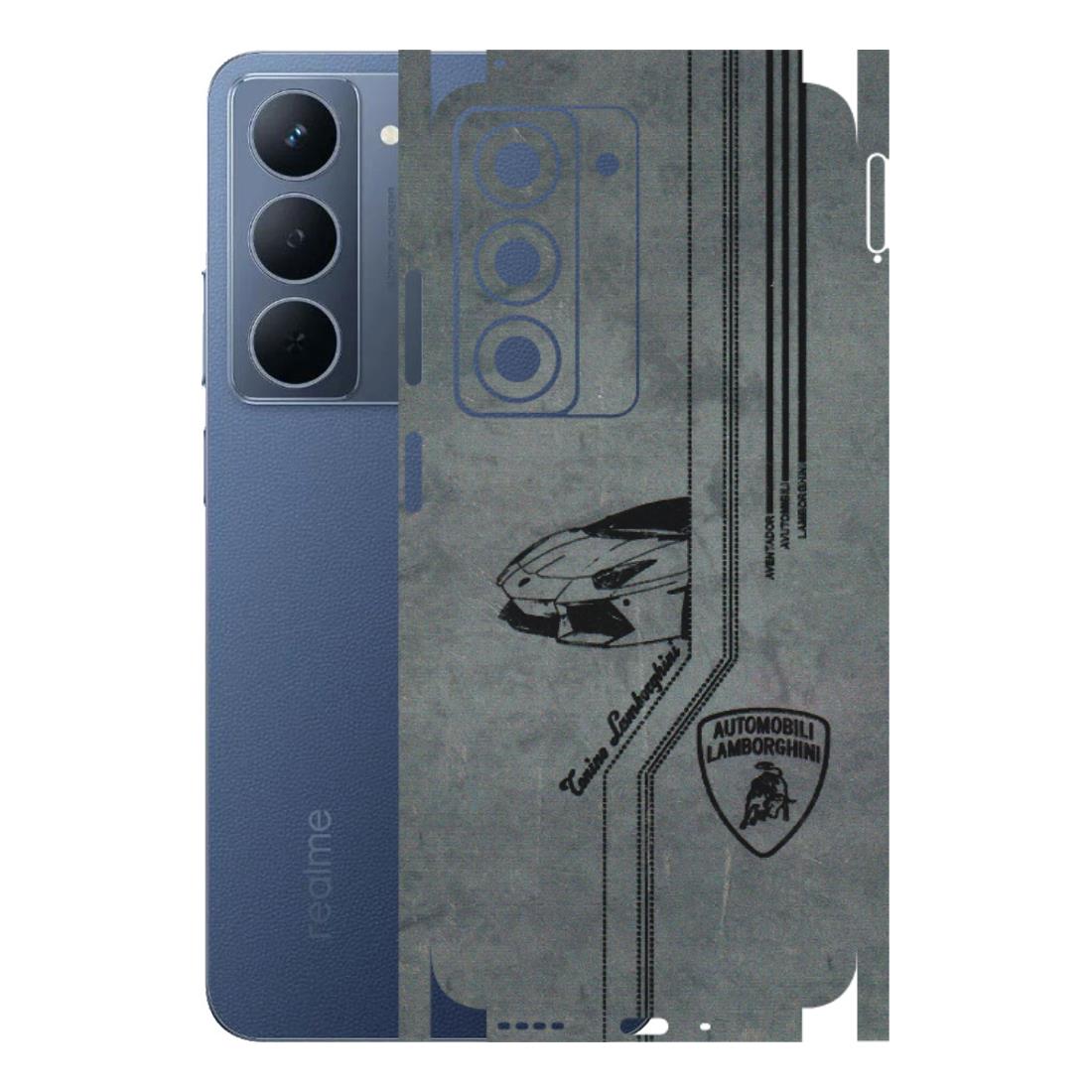 Realme Phone Skins (All Models) - New Lamborgini Aventador - 3D Embossed Finish (L-321) Realme P3X