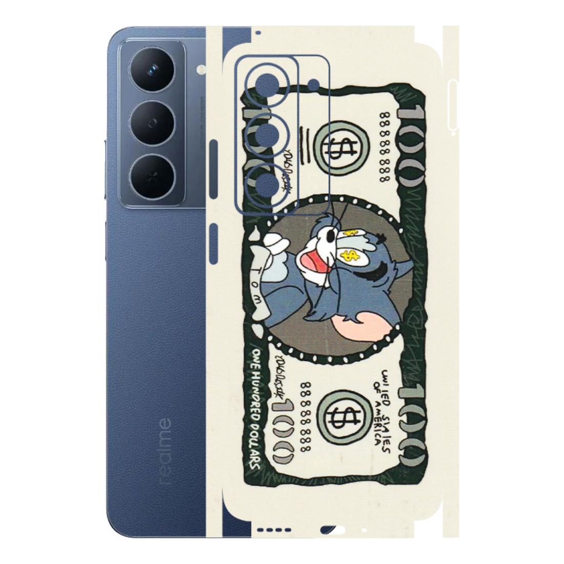 Realme Phone Skins (All Models) - Tom Hundred Dollar - 3D Embossed Finish (L-324) Realme P3X