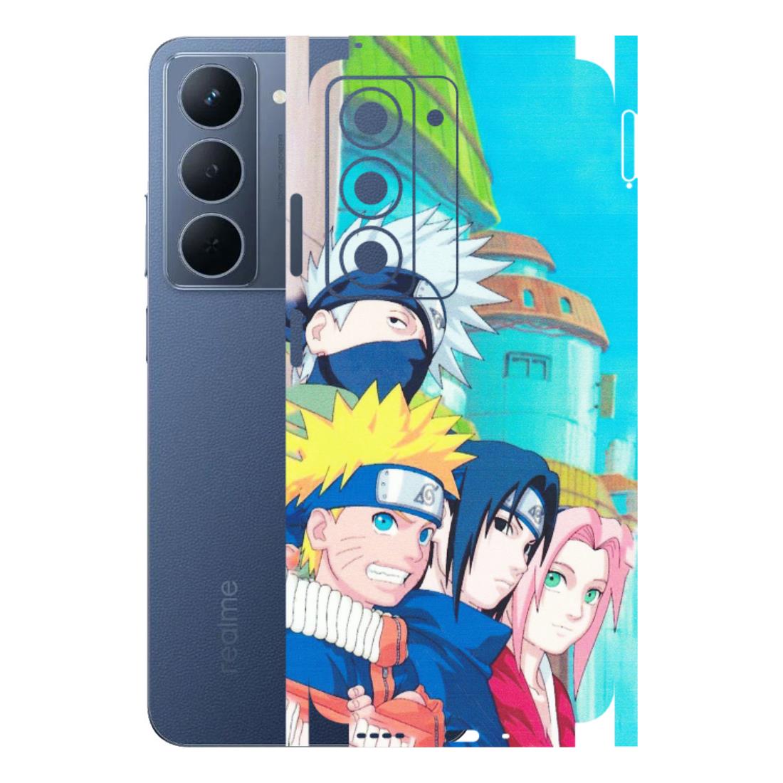 Realme Phone Skins (All Models) - Team Minato And Kakashi - Matte Finish (M-101) Realme P3X