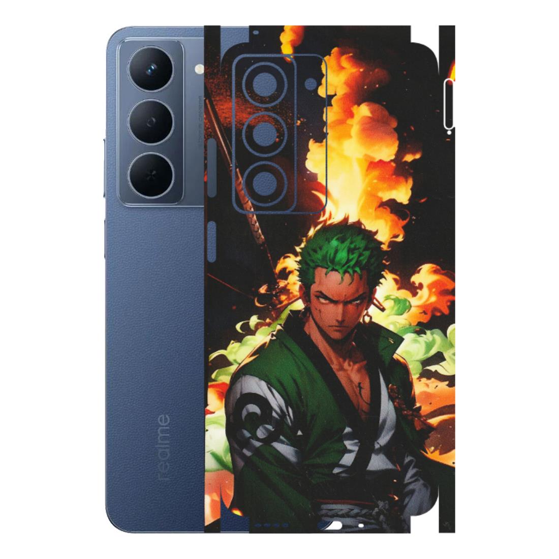 Realme Phone Skins (All Models) - Roronoa Zoro - Matte Finish (M-102) Realme P3X