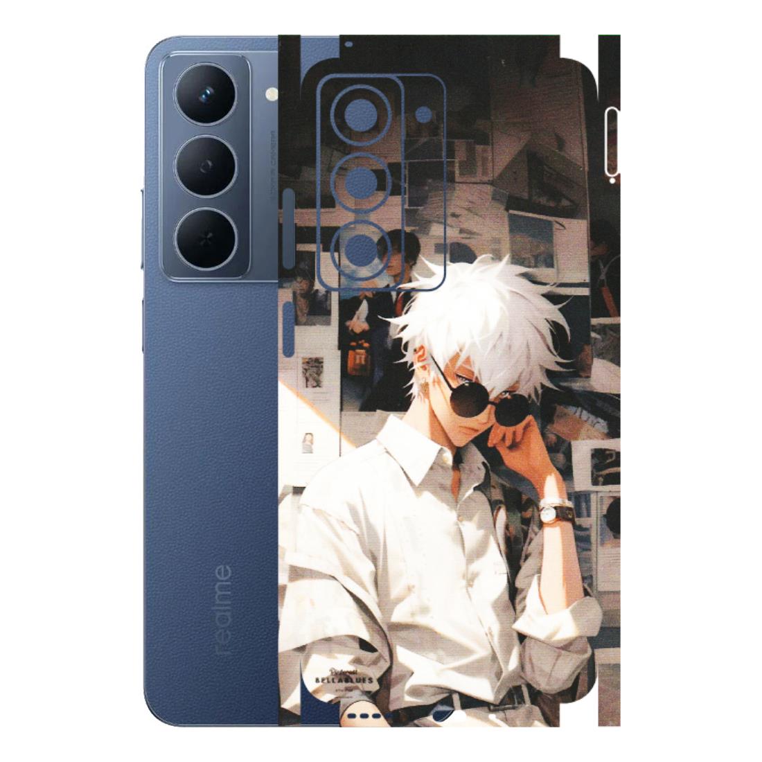 Realme Phone Skins (All Models) - Gojo Satoru Jujustu Kaisen Anime - Matte Finish (M-156) Realme P3X