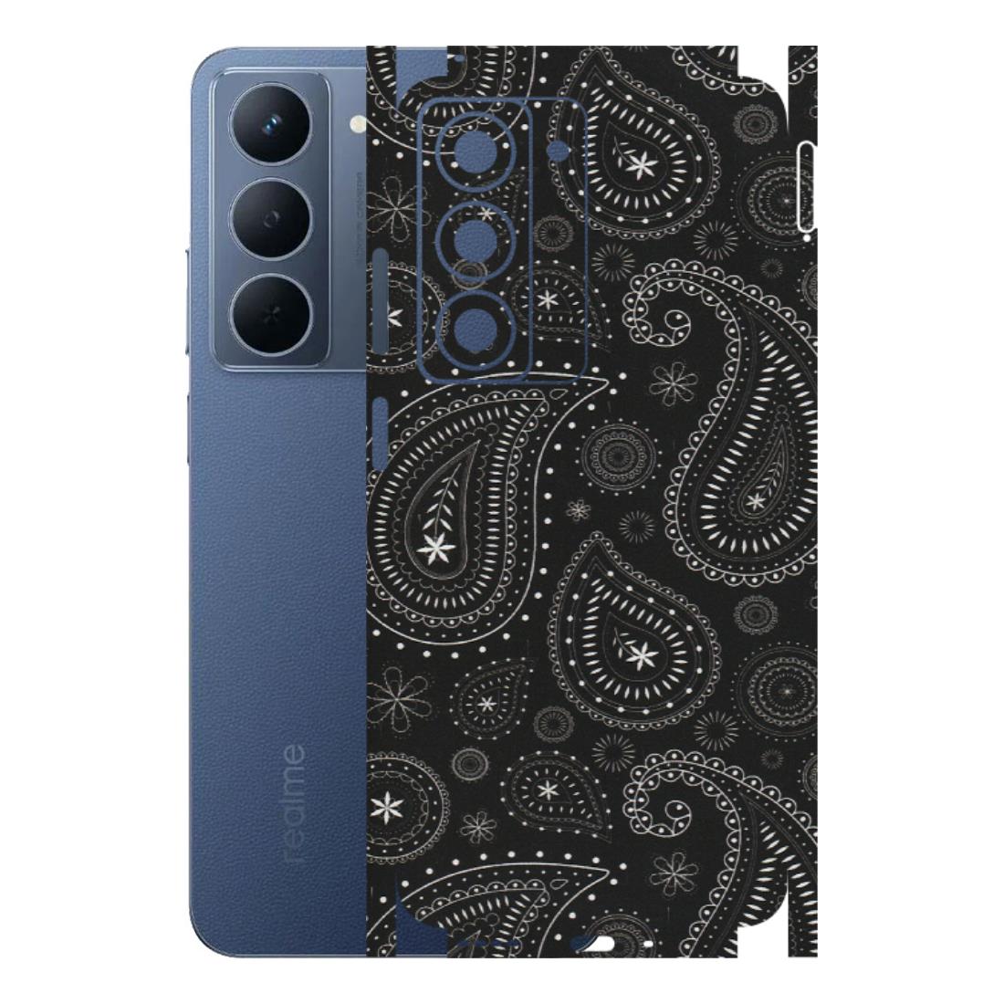 Realme Phone Skins (All Models) - Black Sober Kerry - Matte Finish (M-37) Realme P3X