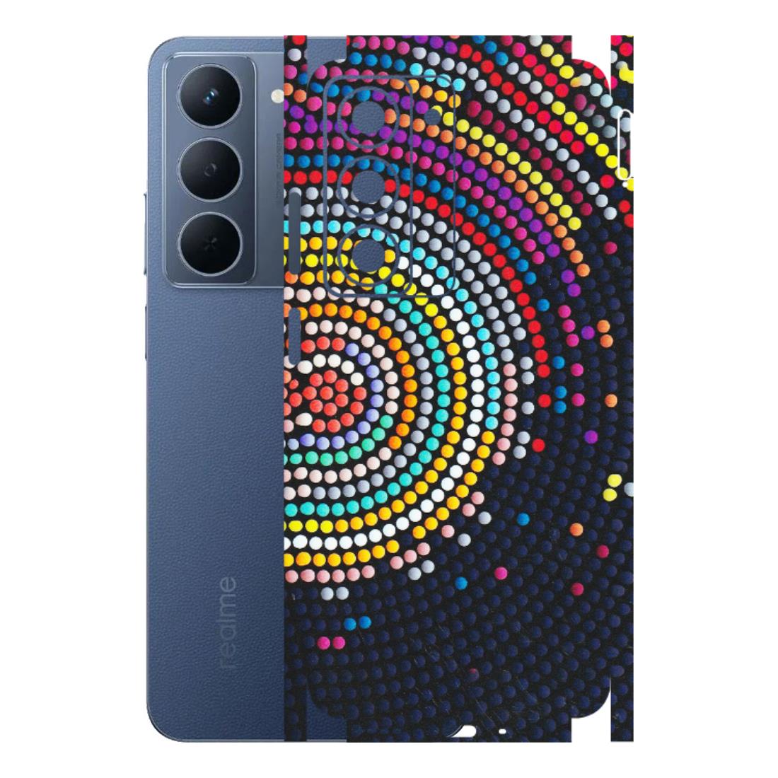 Realme Phone Skins (All Models) - Rainbow Dot Mandala - Matte Finish (M-97) Realme P3X