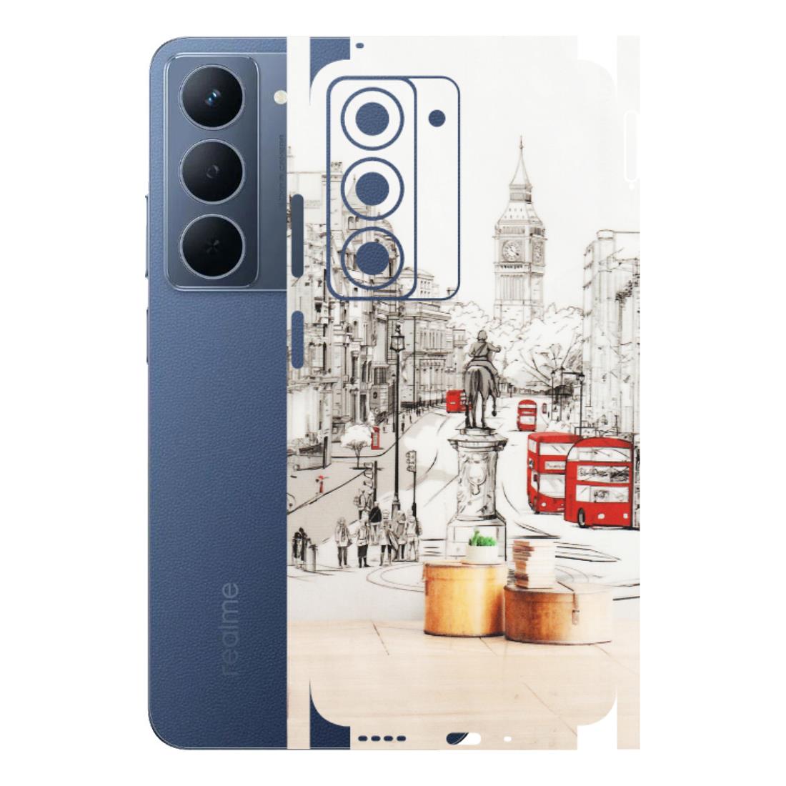 Realme Phone Skins (All Models) - London Street - Transparent Finish (T-02) Realme P3X