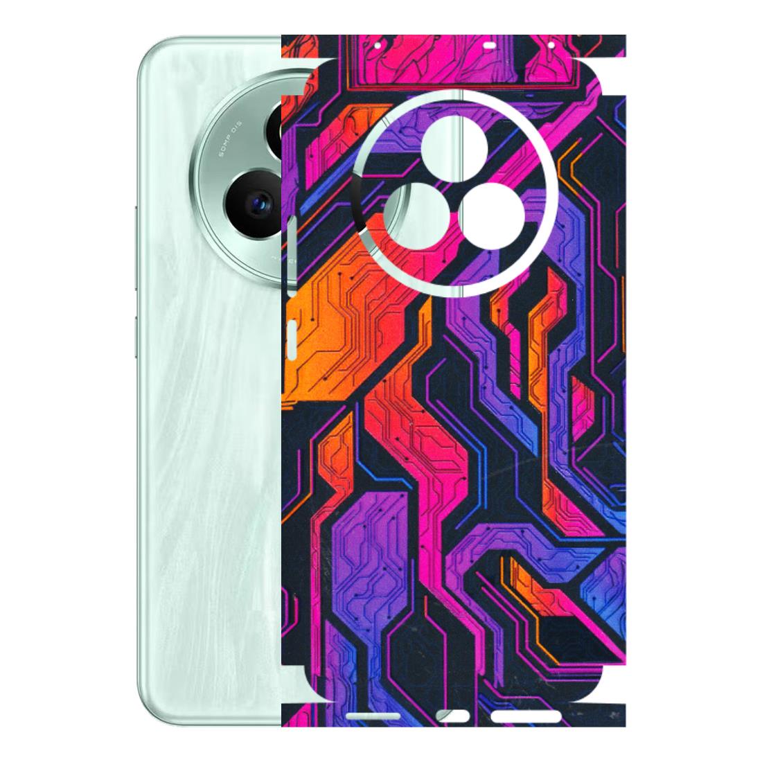 Realme Phone Skins (All Models) - Tech Circuits Futuristic - 3D Embossed Finish (L-07) Realme P3 Pro