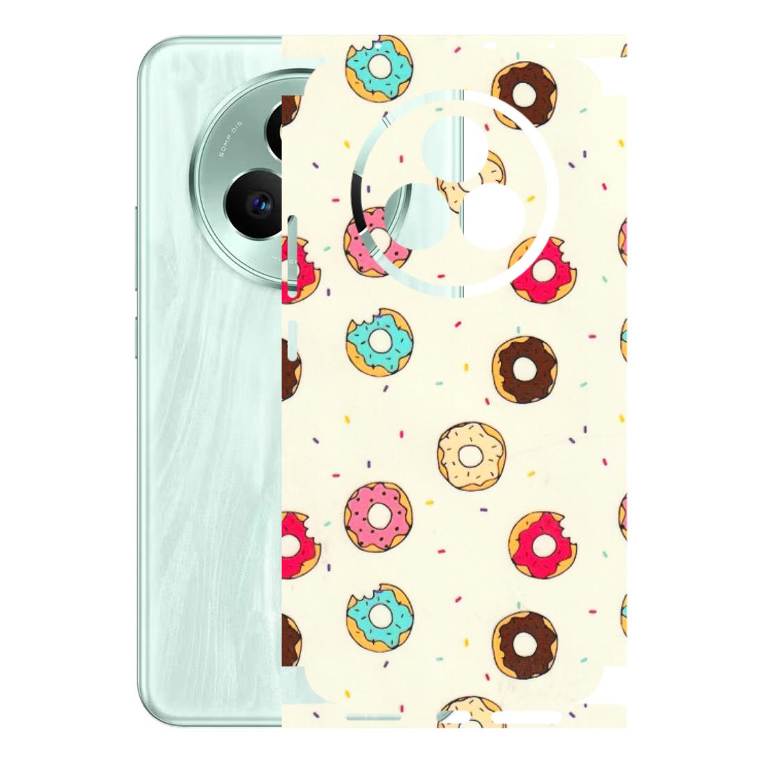 Realme Phone Skins (All Models) - Mini Donuts Doodle Art - 3D Embossed Finish (L-122) Realme P3 Pro