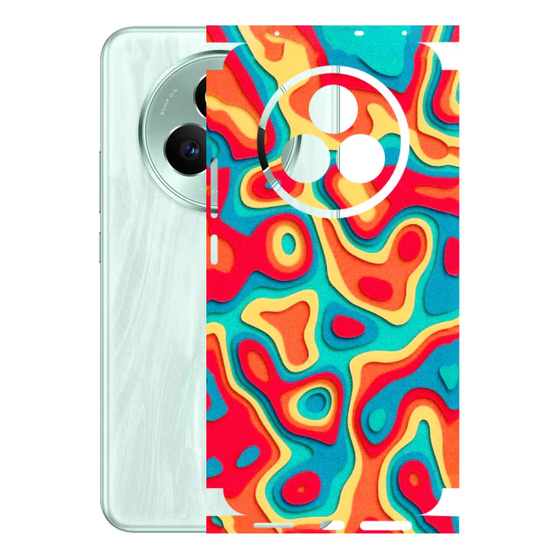 Realme Phone Skins (All Models) - Abstract Swirl - 3D Embossed Finish (L-150) Realme P3 Pro