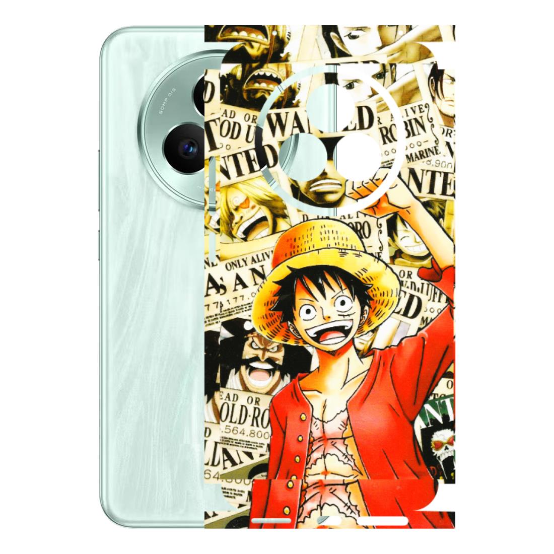 Realme Phone Skins (All Models) - Luffy Anime - 3D Embossed Finish (L-177) Realme P3 Pro