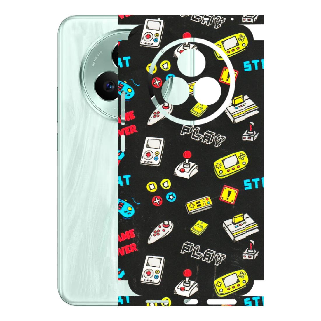 Realme Phone Skins (All Models) - Gaming Doodles - 3D Embossed Finish (L-224) Realme P3 Pro