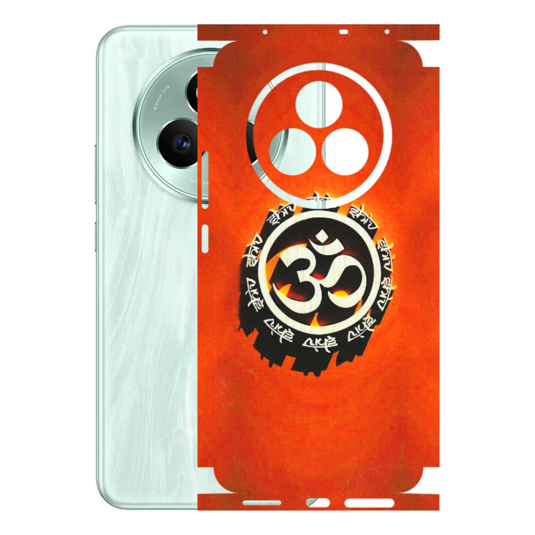 Realme Phone Skins (All Models) - Aum Shiv Orange - 3D Embossed Finish (L-32) Realme P3 Pro