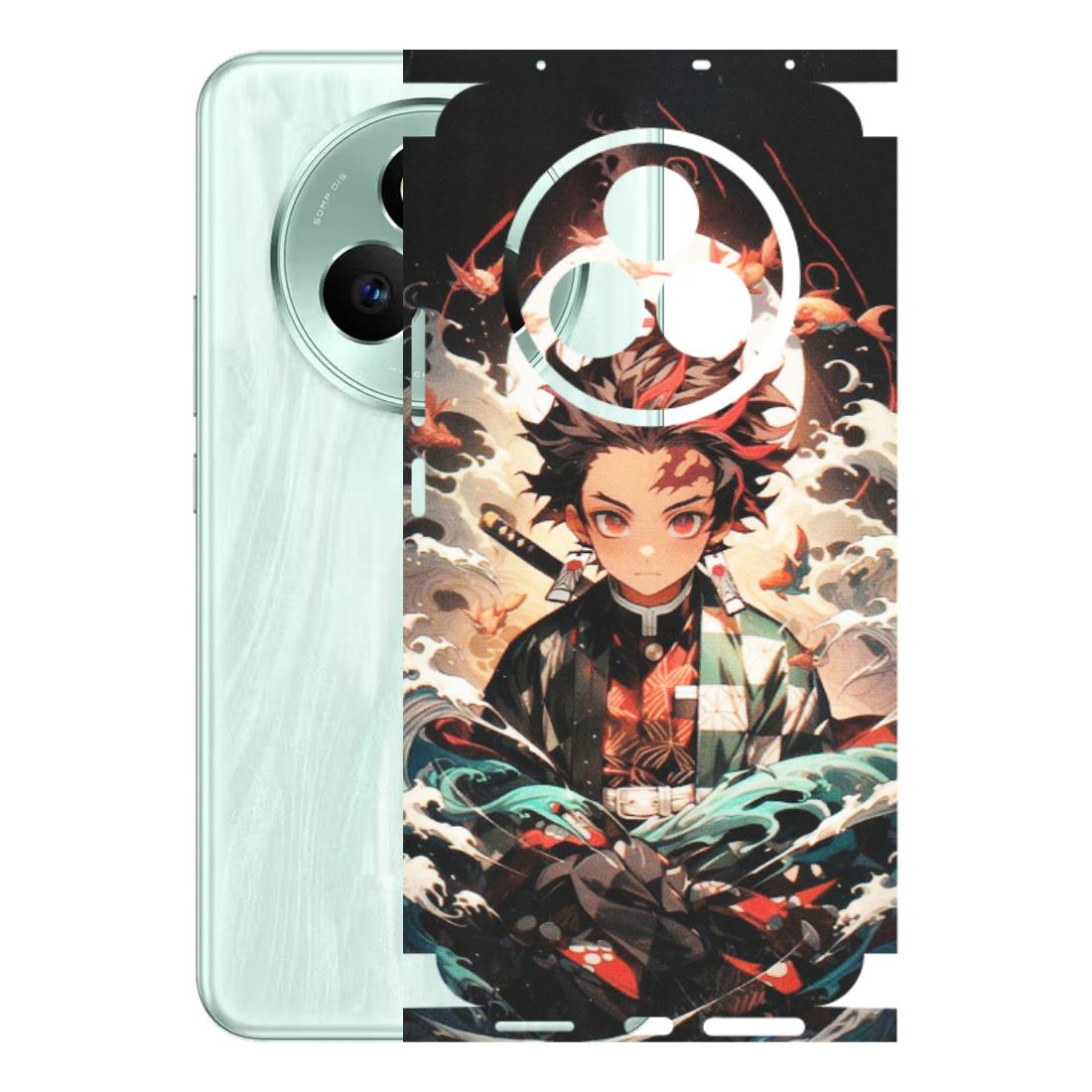Realme Phone Skins (All Models) - Tanjiro Demon Slayer Anime - Matte Finish (M-158) Realme P3 Pro