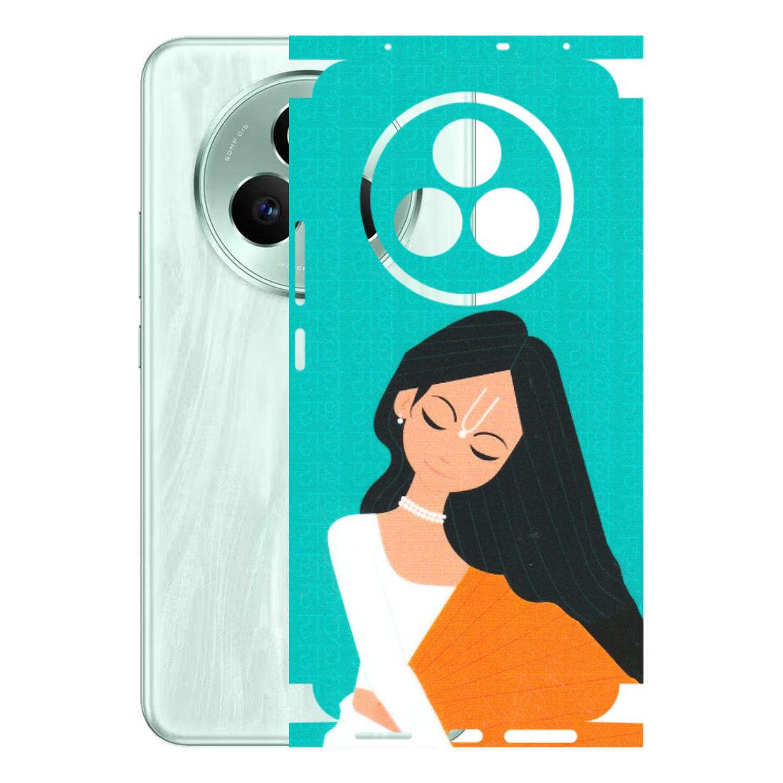 Realme Phone Skins (All Models) - Radhe Radhe With Hindu Symbol - Matte Finish (M-164) Realme P3 Pro