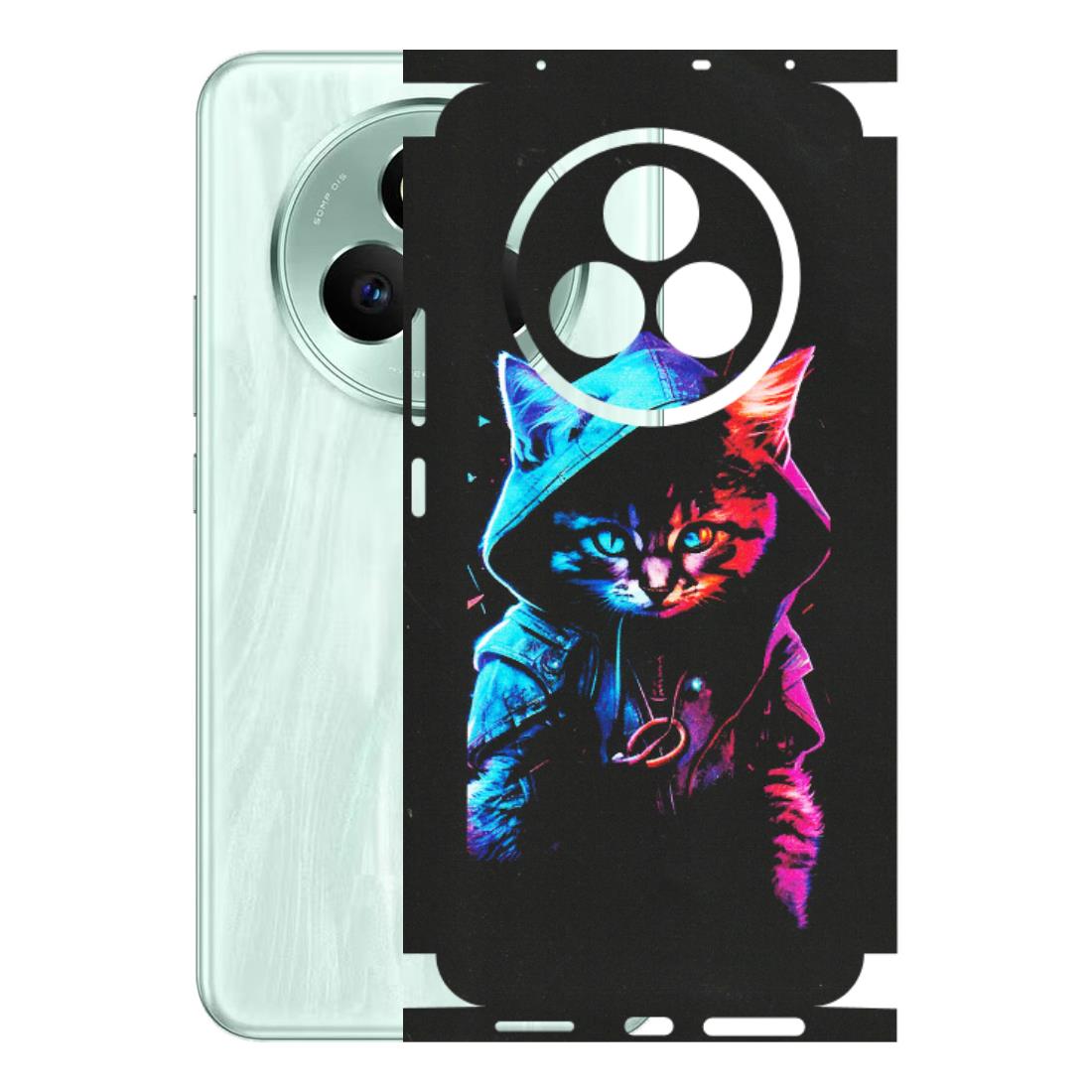Realme Phone Skins (All Models) - Cyberpunk Cat - Matte Finish (M-45) Realme P3 Pro