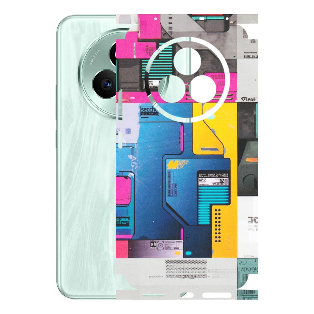 Realme Phone Skins (All Models) - Colourfull Motherboard Internals - Matte Finish (M-55) Realme P3 Pro