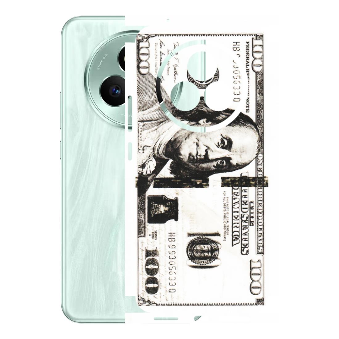Realme Phone Skins (All Models) - 100 Dollar Currency - Transparent Finish (T-01) Realme P3 Pro