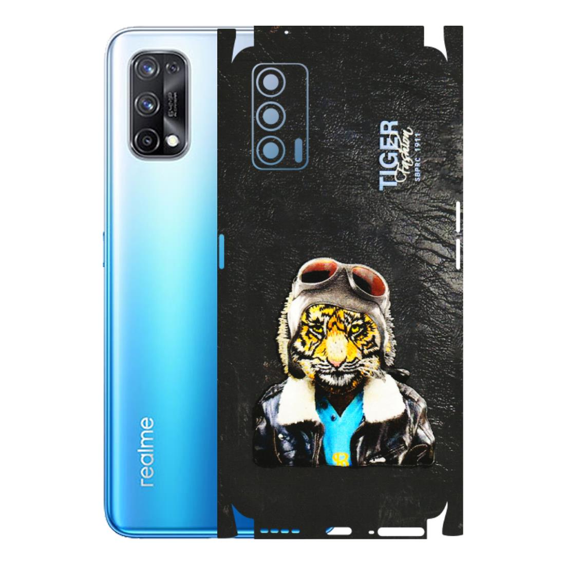 Realme Phone Skins (All Models) - Rider Tiger - 3D Embossed Finish (L-113) Realme X7 5G