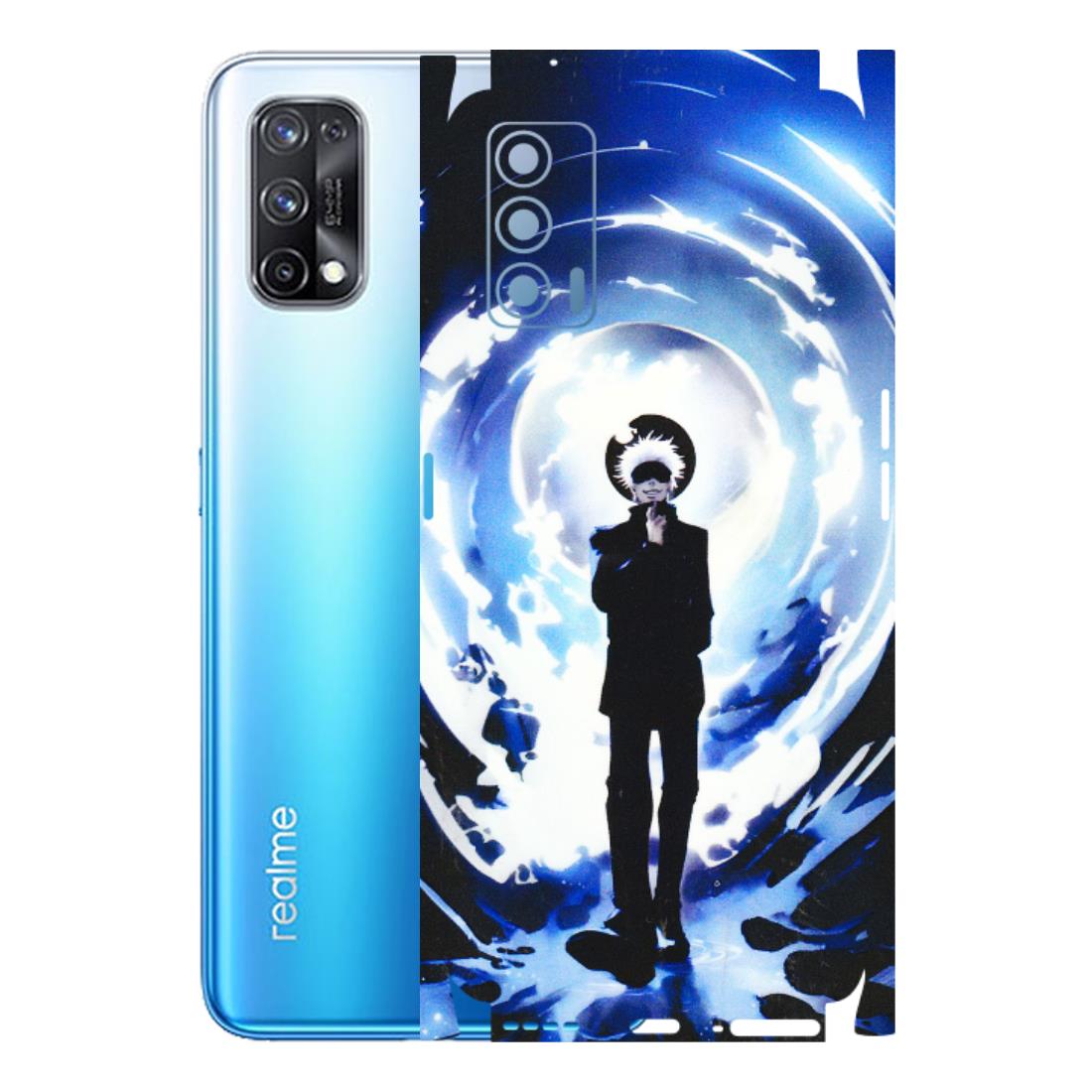 Realme Phone Skins (All Models) - Satoru Gojo Dark Blue - 3D Embossed Finish (L-235) Realme X7 5G