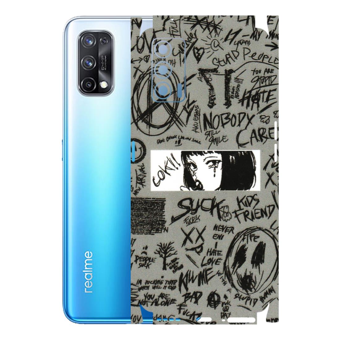 Realme Phone Skins (All Models) - Never Have Love Anime - 3D Embossed Finish (L-260) Realme X7 5G