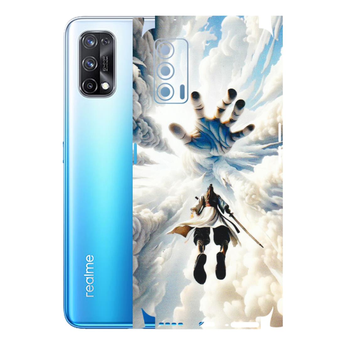 Realme Phone Skins (All Models) - Big Hand With Monkey King - 3D Embossed Finish (L-323) Realme X7 5G
