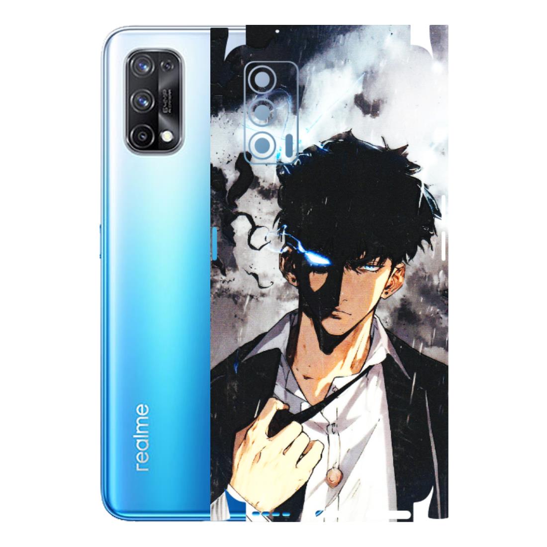 Realme Phone Skins (All Models) - Sung Jinwoo Manhwa Anime - 3D Embossed Finish (L-328) Realme X7 5G