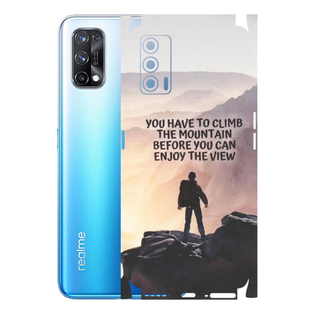 Realme Phone Skins (All Models) - Motivational Hiking Mountain - Matte Finish (M-28) Realme X7 5G