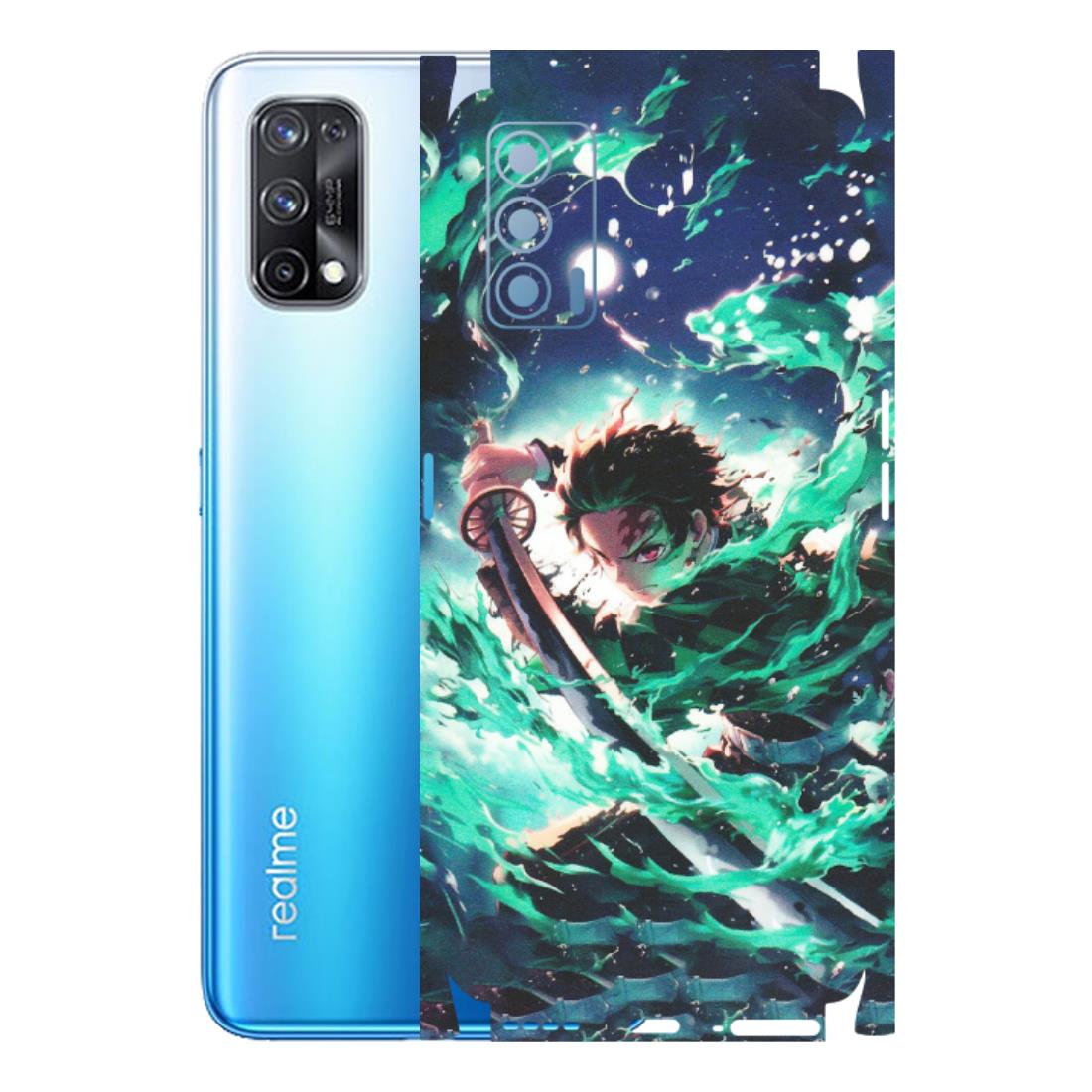 Realme Phone Skins (All Models) - Sword Fighter Anime - Matte Finish (M-29) Realme X7 5G