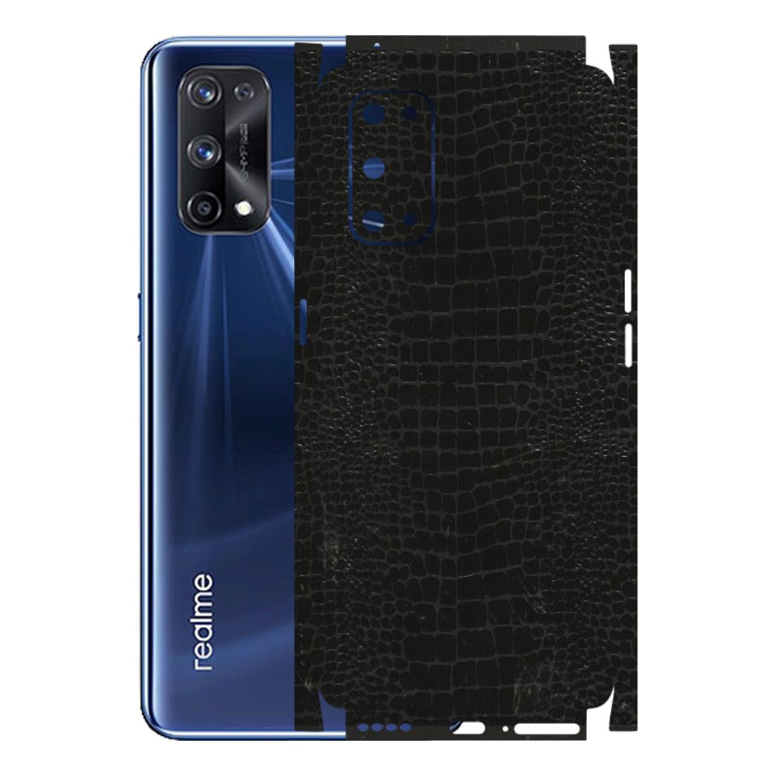 Realme Phone Skins (All Models) - Snake Leather Black - 3D Embossed Finish (L-107) Realme X7 Pro (5G)