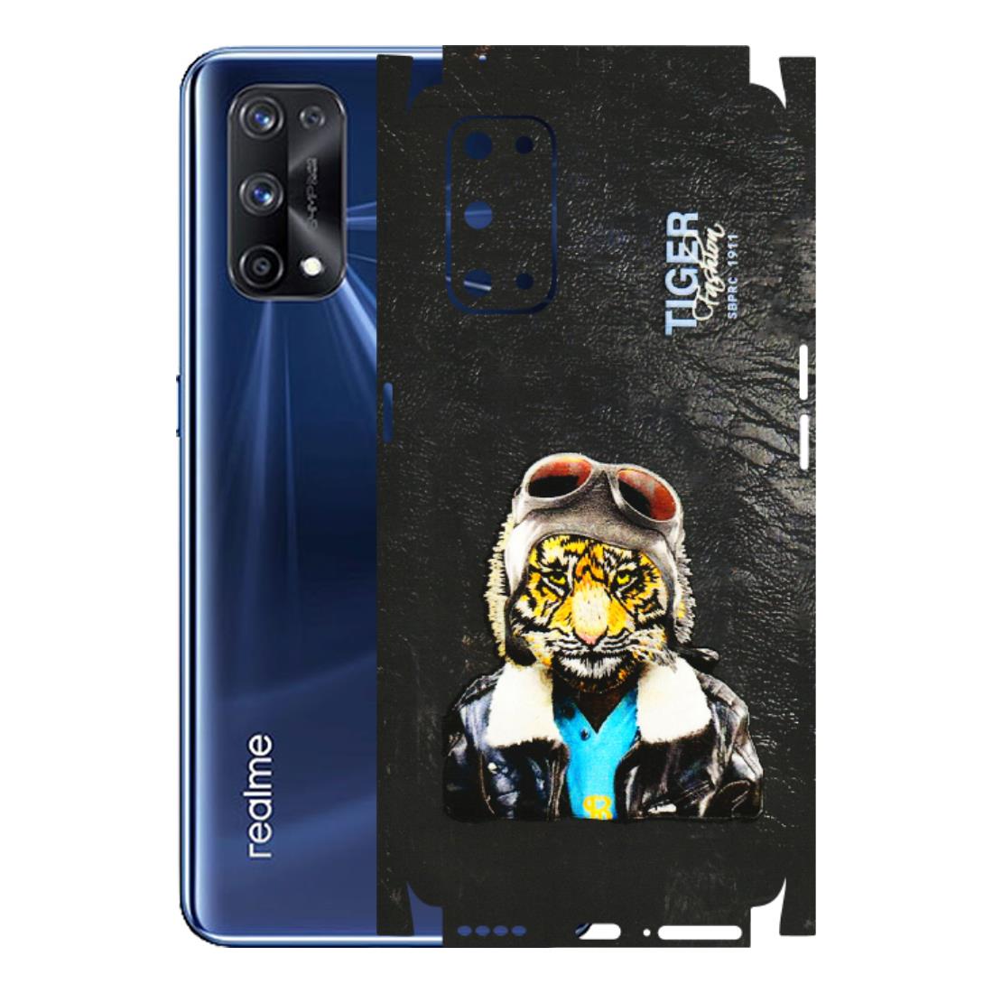 Realme Phone Skins (All Models) - Rider Tiger - 3D Embossed Finish (L-113) Realme X7 Pro (5G)