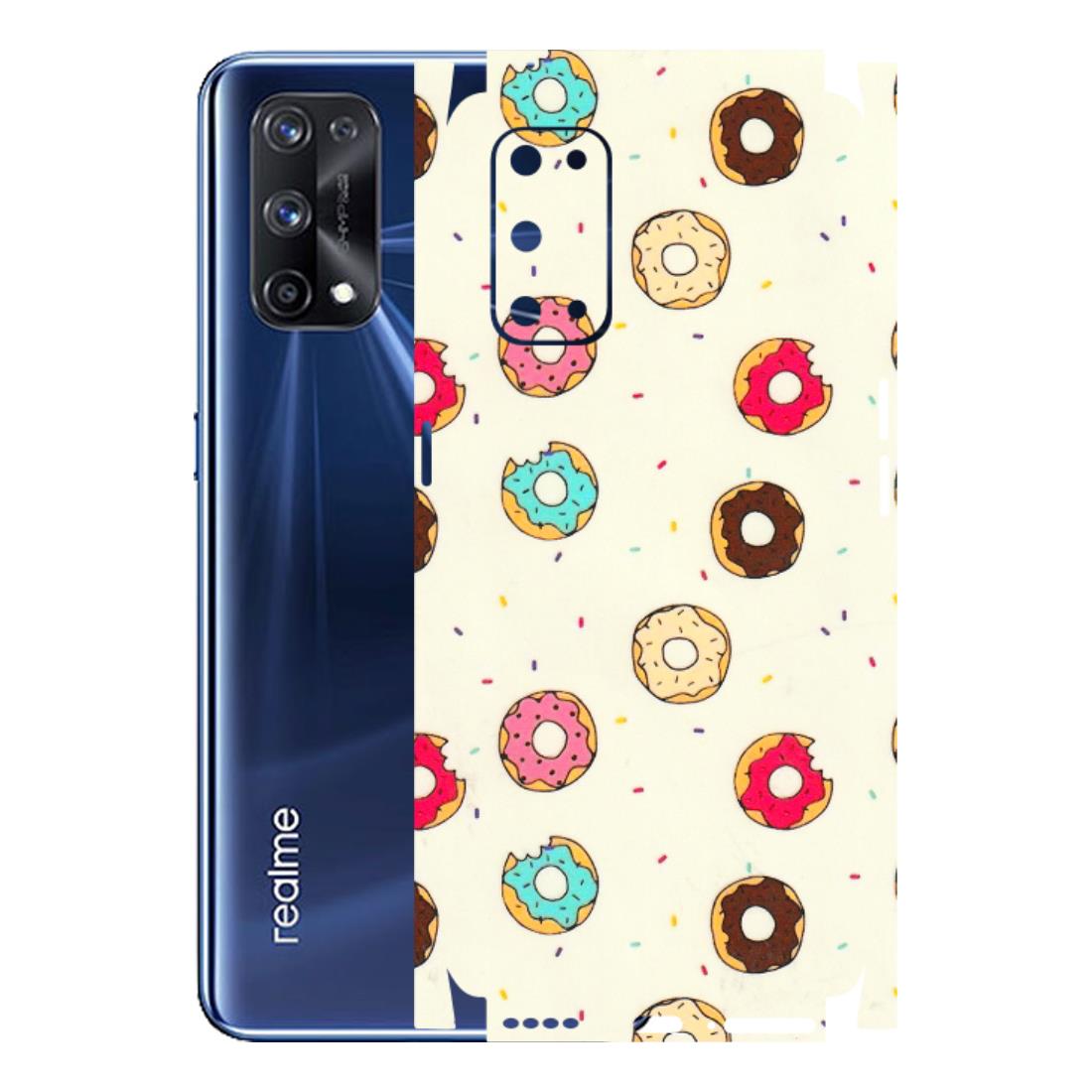Realme Phone Skins (All Models) - Mini Donuts Doodle Art - 3D Embossed Finish (L-122) Realme X7 Pro (5G)