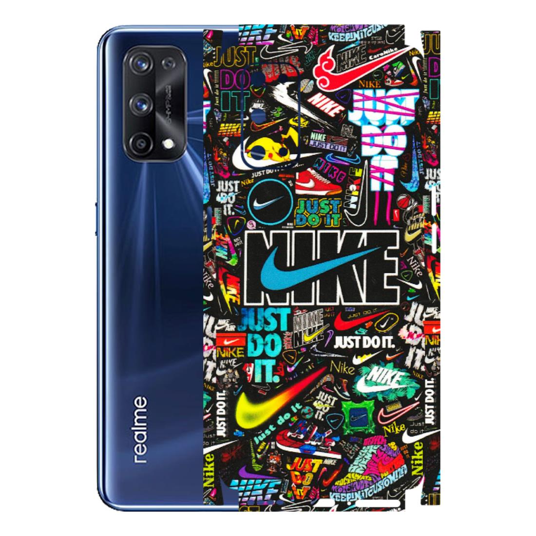 Realme Phone Skins (All Models) - Just Do It Doodles - 3D Embossed Finish (L-166) Realme X7 Pro (5G)