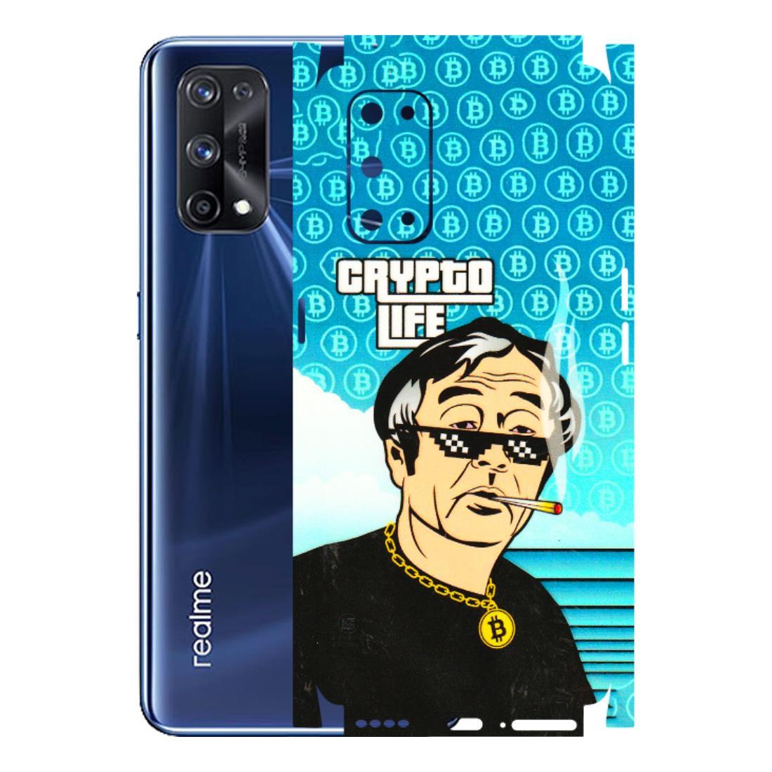 Realme Phone Skins (All Models) - Crypto Thug Life - 3D Embossed Finish (L-179) Realme X7 Pro (5G)
