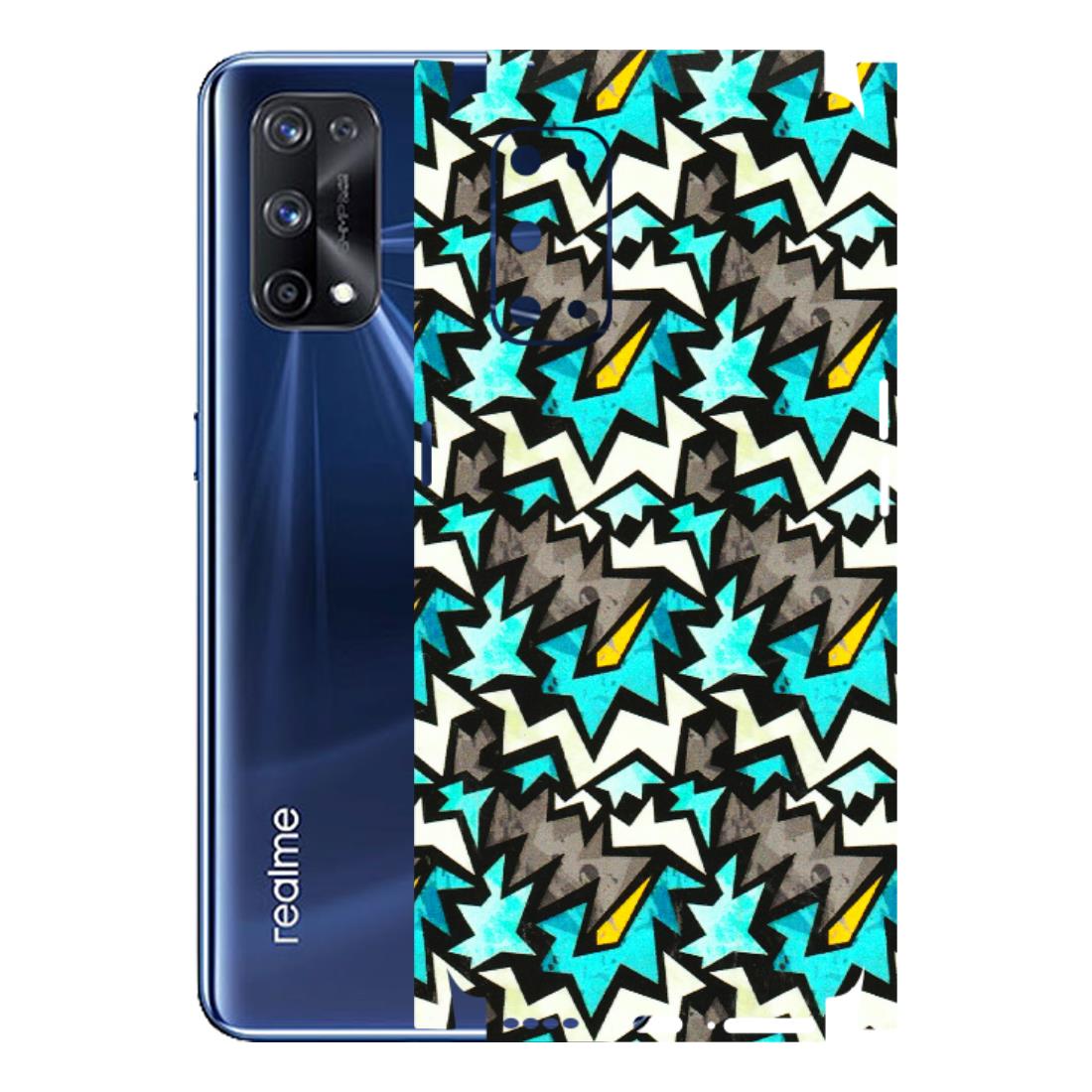 Realme Phone Skins (All Models) - Funky Zig Zag - 3D Embossed Finish (L-223) Realme X7 Pro (5G)