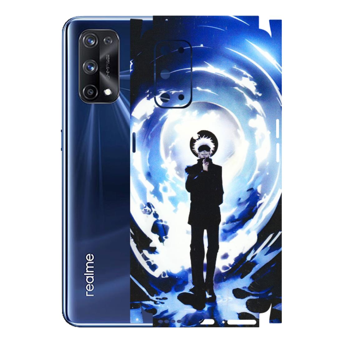 Realme Phone Skins (All Models) - Satoru Gojo Dark Blue - 3D Embossed Finish (L-235) Realme X7 Pro (5G)