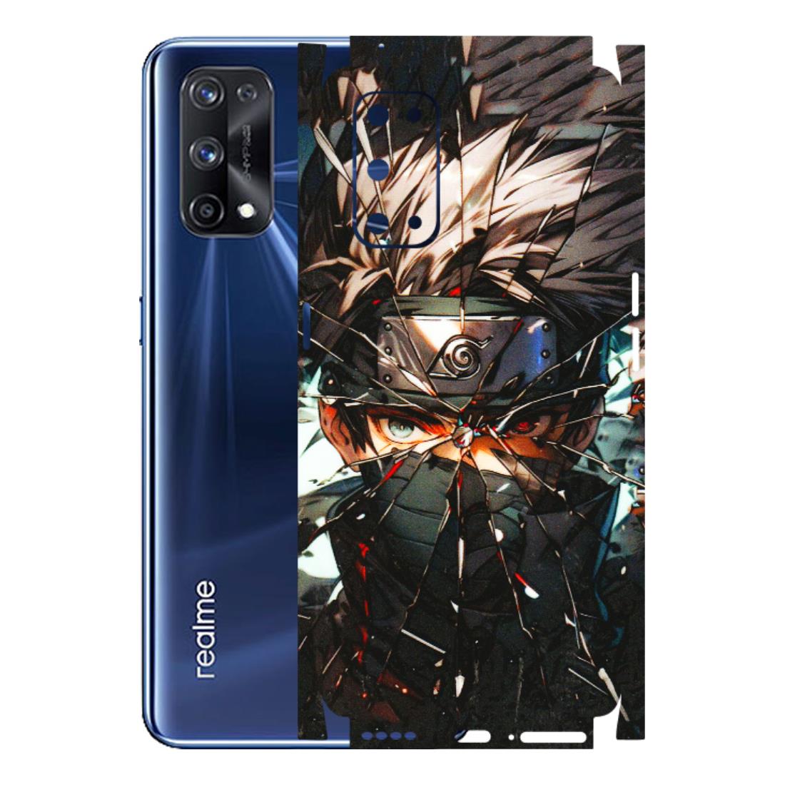 Realme Phone Skins (All Models) - Kakashi Shattered Glass Effect - 3D Embossed Finish (L-237) Realme X7 Pro (5G)