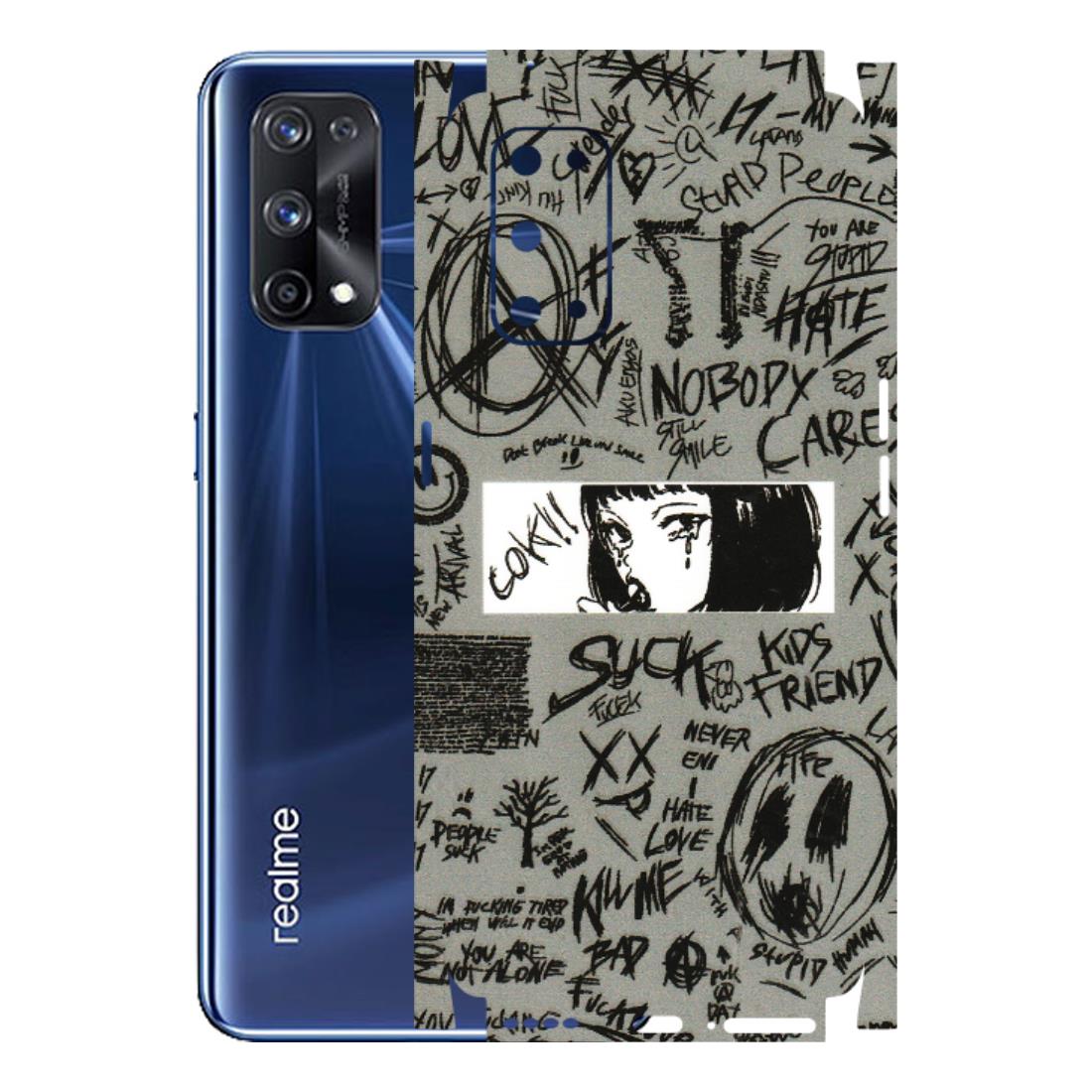 Realme Phone Skins (All Models) - Never Have Love Anime - 3D Embossed Finish (L-260) Realme X7 Pro (5G)